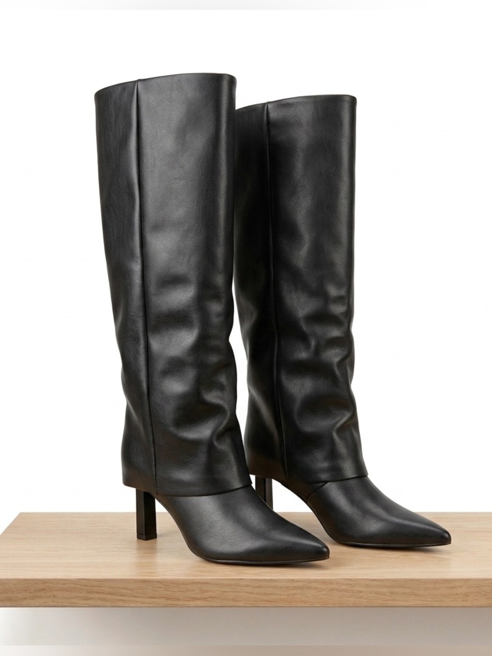Chinese Laundry Black Heeled Boots